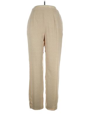 Sag Harbor 100% Polyester Chevron-herringbone Tan Casual Pants Size 14 - 44% off | ThredUp