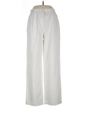 Brooks Brothers 100% Cotton Ivory Casual Pants Size 12 - 75% off | ThredUp