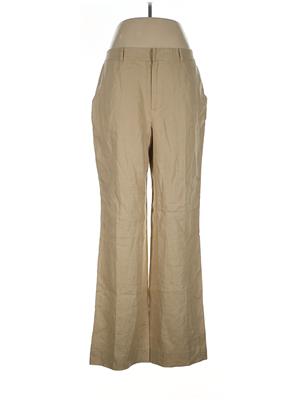 Lauren by Ralph Lauren 100% Linen Tan Linen Pants Size 12 - 70% off | ThredUp