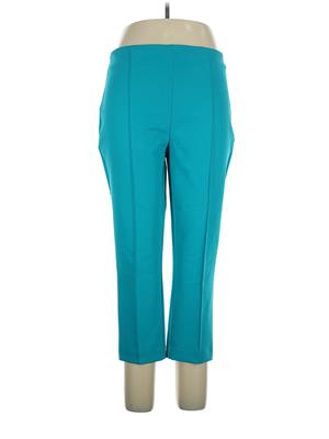 Rachel Zoe Solid Teal Active Pants Size 14 - 76% off | ThredUp