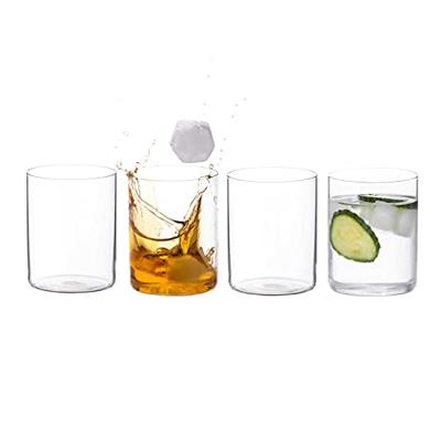 DIAMANTE Glass Crystal Tumbler Set - Air - Light & Thin-Walled Drinking Glasses - Ideal All Rounders, Iced Coffee, Cocktails, Water, Soft Drinks - S
