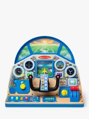 Melissa & Doug Jet Pilot Wooden Interactive Dashboard