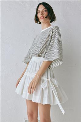 Lily Mini Skirt White – VRG GRL