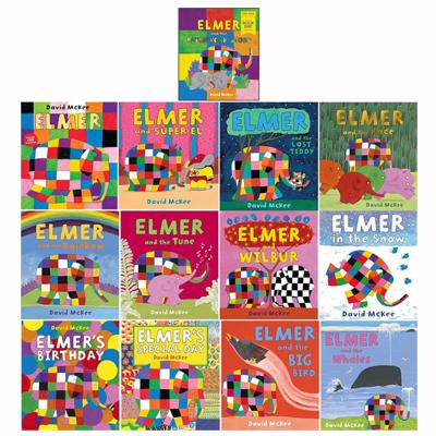 Elmer 13 Classic Picture Books Collection Set by David McKee Inc Worl