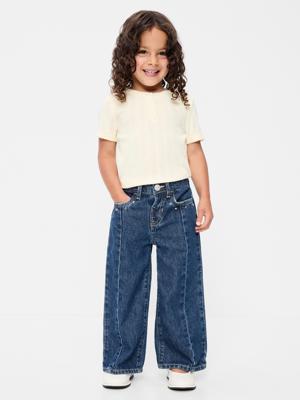 Super Baggy Wide-Leg Jeans for Toddler Girls | Old Navy