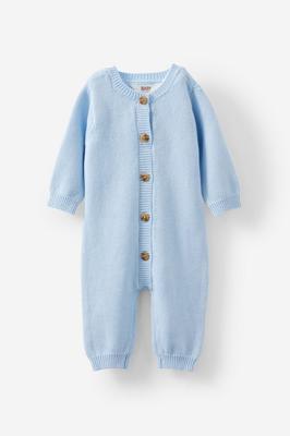 Organic Knit Long Sleeve Romper