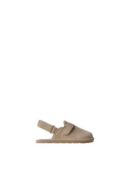 LEATHER BAREFOOT CLOGS - Sandy Brown | ZARA Canada