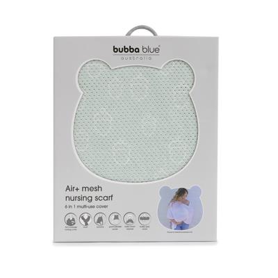 Bubba Blue Nordic Nursing Scarf Avocado Acorn | Baby Bunting AU