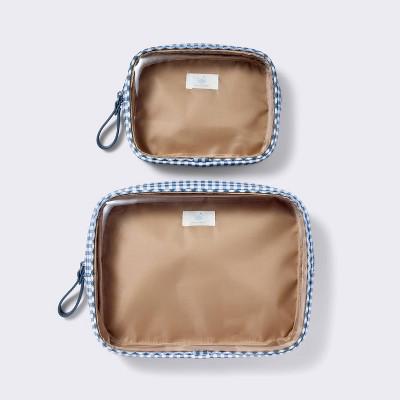 Diaper Bag Packing Pouches - Blue Gingham - 2pc - Cloud Island™ : Target
