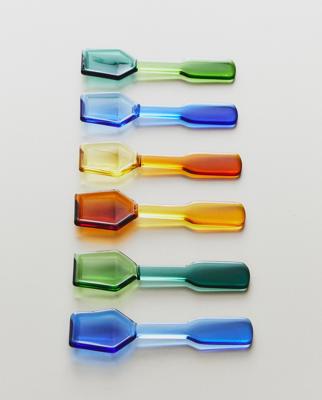 PACK OF COLOURED BOROSILICATE ICE CREAM DESSERT SPOONS (PACK OF 6) | Zara Home United Kingdom