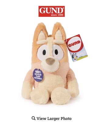 Bingo Stuffed Animal 13 Inch Bluey Plush | Gund | Stuffed Safari