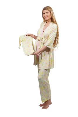 Everly Grey Analise During & After 5-Piece Maternity/Nursing Sleep Set for Mom & Baby (Women) | Nordstrom