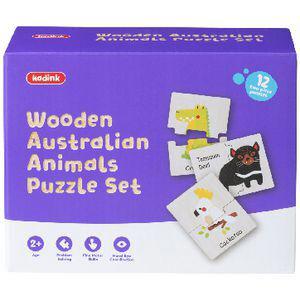 Kadink Wooden Puzzle Set Australian Animals | Officeworks