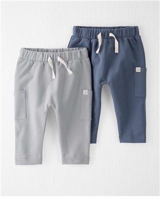 Blue, Grey Baby 2-Pack Organic Cotton Sweatpants | Carter’s Oshkosh Canada