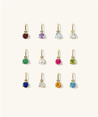 14k Gold Birthstone Charm - Jewelry | Mejuri