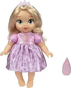 Amazon.com: Disney Princess Rapunzel Baby Doll with Baby Bottle & Tiara : Toys & Games