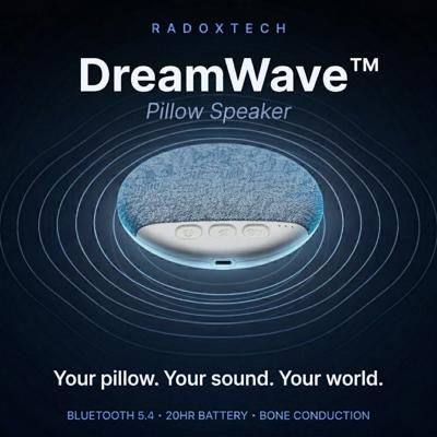 DreamWave™ Pillow Speaker – Radox Tech