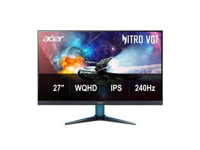 Acer Nitro 27 WQHD 2K 1440P 240HZ IPS 0.5ms with AMD FreeSync Premium HDR400 Gaming Computer Monitor with Speakers VG272U W2BMIIPX - Newegg.com