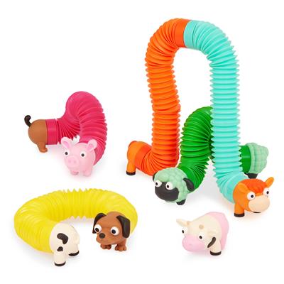 Battat Lil Barn Buddies 5 Sensory Farm Animal Tubes, Toddler and Preschool Toys - Walmart.ca