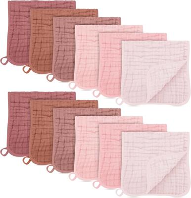 Amazon.com: SWEET DOLPHIN 12 Pack Muslin Burp Cloths Large 100% Cotton Burping Clothes for Baby Drool - Absorbent and Soft Boys & Girls Milk Spit Up R