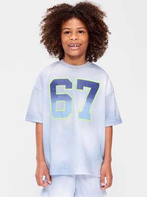 Oversized Mesh Graphic Basketball T-Shirt for Boys | Old Navy