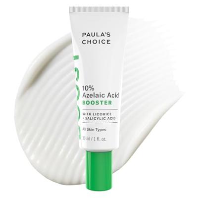 Paula’s Choice BOOST 10% Azelaic Acid Booster Cream Gel, Oil-Free Serum Fades Discoloration & Post-Blemish Marks, with Licorice Extract & Salicylic Ac