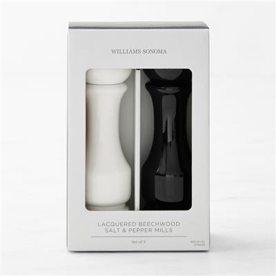 Black & White Salt & Pepper Mills Set, 7 | Williams Sonoma