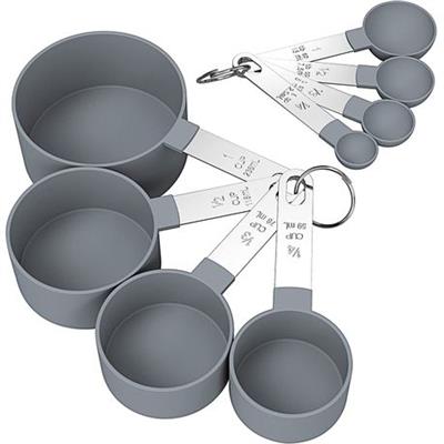 Measuring Cups & Spoon 8pc Set With SS Handles- Kitchen Essentials | Shop Today. Get it Tomorrow! | takealot.com