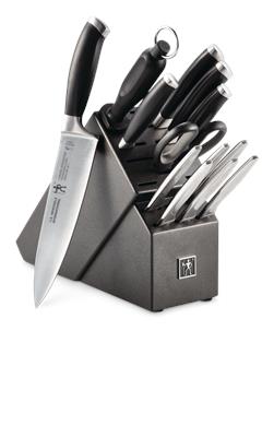 Henckels Stainless Steel Forged Generation Knife Block Set, Ergonomic Grip, 14-pc