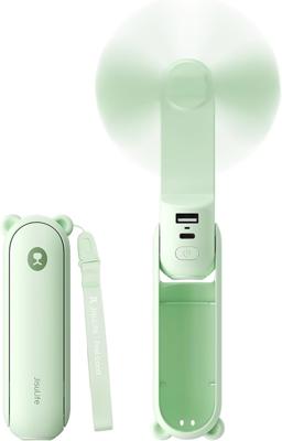 Amazon.com: JISULIFE 3 IN 1 Handheld Mini Fan - Portable Fan & Power Bank & Flashlight, 19H Max Cooling, USB Rechargeable, Pocket-Sized for Travel, Cr