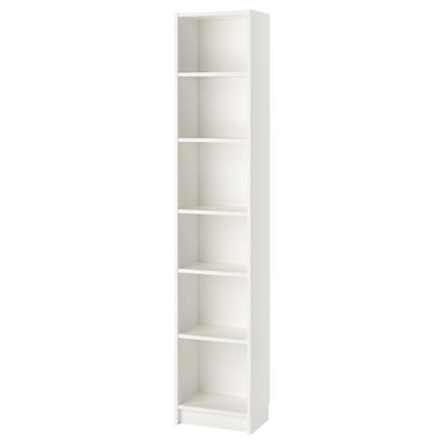 BILLY bookcase, white, 153/4x11x791/2 - IKEA