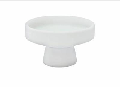 DESSERT BOWLS Matte White Footed Bowl | Shop The Home Quarter Online
