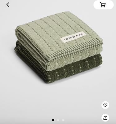 Mira  Australian Cotton Tea Towel Pack of 2 | Woolworths.co.za