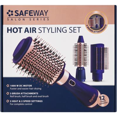 Safeway Salon Series Hot Air Styling Set 1000W - Clicks