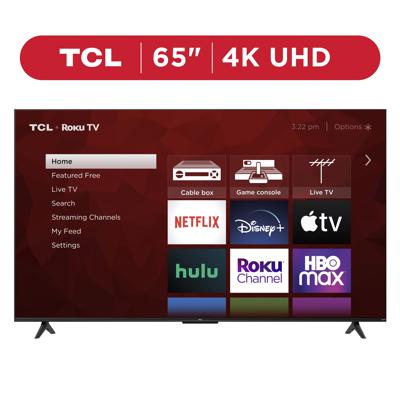 TCL 65” Class S4 4K UHD HDR LED Smart Roku TV (Limited Edition) - 65S41BR - Walmart.com