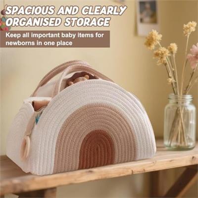 Baby Diaper Caddy Organizer, High Quality Cotton Rope Diaper Caddy Basket | Shop Today. Get it Tomorrow! | takealot.com