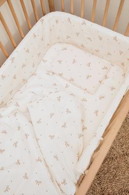 Ribbon Muslin Cot Duvet
 – Lifeforce Living