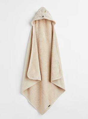 Hooded Bath Towel - Light beige/bear - Home All | H&M US