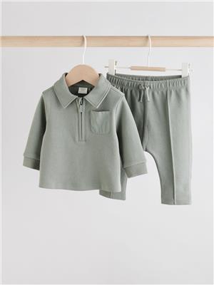 Buy Grey Baby Top and Leggings Set (0mths-2yrs) from the Next UK online shop