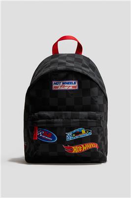 Printed Backpack - Black/Hot Wheels - Kids | H&M CA