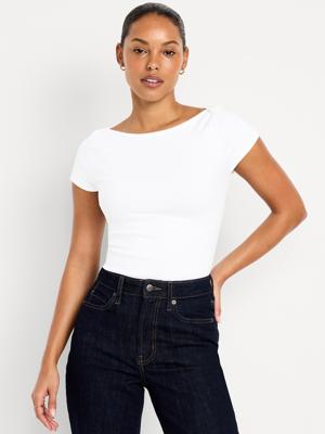 Snug Boatneck T-Shirt | Old Navy