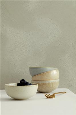 4-pack stoneware bowls - Beige - Home All | H&M GB