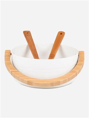 Atlantic Serveware Salad Bowl With Servers | Bash