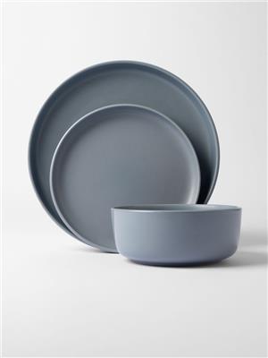 @Home Essentials Dinnerware 12pc Denim | Bash