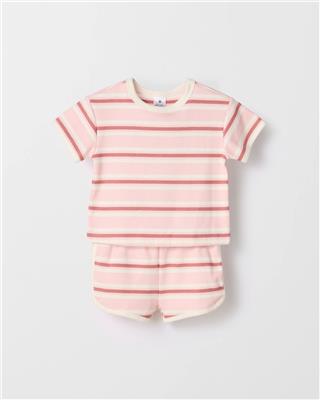 Target Baby Organic Cotton Baby Waffle Top and Short 2 Piece Set - Kmart