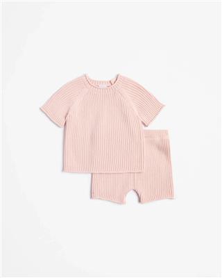 Target Baby Girls Rib Knit Top Short Set - Kmart