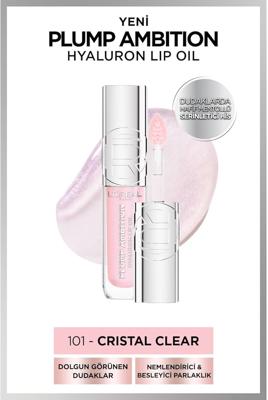 LOreal Paris Plump Ambition Hyaluron Lip Oil 5 ml, 101 Cristal Clear : Amazon.co.za: Beauty
