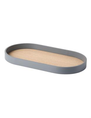 Hottie Bobbie Oval Tray in Slate | MYER