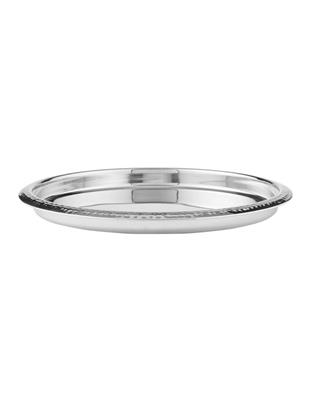 Maxwell & Williams Cocktail & Co Lexington Hammered Round Tray 35.5x2.5cm Gift Boxed in Silver | MYER