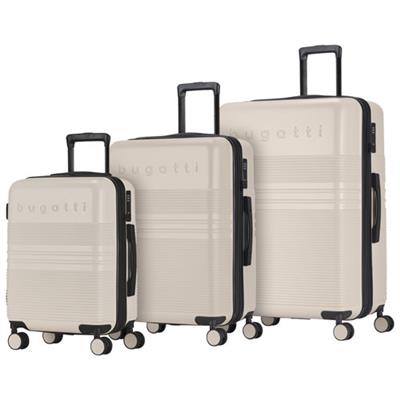 Bugatti Luxor 3-Piece Hard Side Expandable Luggage Set - Cream | Best Buy Canada